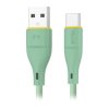 Kabel USB-A do USB-C 2.4A 1m zielony Miccel