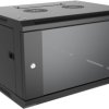 19 inch wall enclosure, 15 U, (W x H x D) 600 x 772 x 600 mm, steel, black, RB-FW15