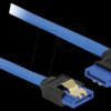 84991 SATA 6 GB/s socket straight > SATA socket right 50 cm blue