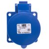 Gniazdo tablicowe 32A 3P 230V /70x70/ niebieskie IP44 323-6