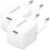 Intenso W30C GaN Ładowarka USB 30 W 1x USB-C® biały dom GaN, USB Power Delivery (USB-PD)