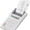 Casio HR-8RCE-WE Kalkulator stacjonarny drukujący biały Wyświetlacz: 12 bateryjne, z sieci elektrycznej (opcjonalnie) (S