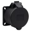 Gniazdo Tablicowe Proste 32A 5P 380V-415V /Fe/ Ip44 Czarne