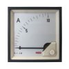 Analogowy miernik panelowy AC wysokość wycięcia: 92 mm 10 A 1 % 65 °C RS PRO 92 mm Elektromagnetyczny