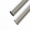 Profil aluminiowy do taśm LED 2000 mm kątowy nawierzchniowy srebrny z kloszem mlecznym 478573 LED LINE