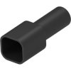 Strain relief, black, 6 poles, for DEUTSCH DT series, DT6P-BT-BK