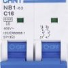 Wyłącznik automatyczny Chint NB1L 179658, 2 styki, 16 A