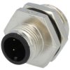 Złącze M12, męskie, PIN:3, gniazdo, proste, 250V M12A-03PMMS-SH8001