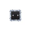 Gniazdo antenowe RTV–DATA CAD1.01/49 czarny mat Simon10 Kontakt-Simon