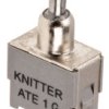 Przełącznik (Wł.)-wył.-(wł.) SPDT KNITTER-SWITCH Płytka drukowana długość przełącznika 6mm