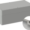 ABS enclosure, (L x W x H) 360 x 200 x 149.5 mm, light gray (RAL 7035), IP66, 5U350500