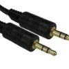 Złącze AUX złącze A: Jack stereo 3,5 mm złącze B: Jack stereo 3,5 mm długość 7.5m RS PRO Czarny rodzaj A Męskie rodzaj