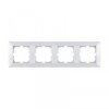 Ramka czterokrotna Exen seria Odak biała O104/01E