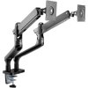 My Wall HL 22-2 L Dual Monitor Desk Mount 17-32 Inch Tilt Swivel Black