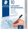 Marker do folii Staedtler Lumocolor® non-permanent pen 316 316 B10 czerwony, niebieski, zielony, czarny, pomarańczowy, l
