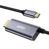 Adapter USB-C na HDMI 4K + USB-C MacBook, 1,8m CHOETECH XCH-M18GY