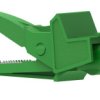 Zacisk krokodylkowy 20A izolowany 22mm Zielony Electro PJP