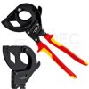 Nożyce zapadkowe do cięcia kabli zbrojonych drutem do 45mm izolowane 1kV VDE KNIPEX 95 36 315 A