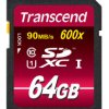 Karta SD SDXC, 64 GB MLC, Transcend Ultimate -25 → +85°C 600x