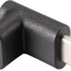 Renkforce USB 3.2 Gen 2 (USB 3.1 Gen 2) adapter [1x złącze męskie USB-C - 1x złącze żeńskie USB-C] pod kątem 90° w górę