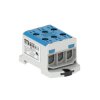 Zacisk uniwersalny niebieski 3xAl/Cu 1,5-50mm² 1500V złączka szynowa OTL50-3 Morek