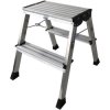 Krause 130068 Aluminium Step Stool Folding 2.65m Silver 2.4kg