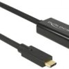 Kabel USB Type-C™ - Złącze DisplayPort (DP Alt Mode) 4K 60 Hz 3 m czarny
