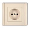 Flexi Gniazdo Pojedyncze B/U Beżowy 1Fgp-1P