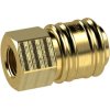 Quick-release coupling, L 42.5 mm, 35 bar, brass, for hose, 107213