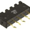 Przełącznik SIP 4-pozycyjny 4PST THT 10 mA przy 5 V DC -30 → +85°C