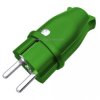 Wtyk prosty IP44 zielony 2p+Z+schuko BEMIS