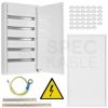 OUTLET Rozdzielnica natynkowa metalowa 5x24 modułów IP30 (400V AC) 986x544x130mm drzwi pełne KOLE SYSTEMS