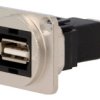 Łącznik Usb A - Usb B 2.0 Ft Metal 19X24mm Cp30209nm