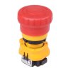 XW1E-LV413Q4R 24V illuminated 22mm Emergency Stop Switch 1NO-3NC IDEC
