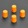Orange Micro Potentiometer Knob - 4 pack