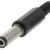 Wtyk zasilania DC Wtyk DC średnica zew: 5.5mm Montaż na kablu średnica wew: 2.1mm 500.0mA 12.0 V.