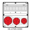 Rozdzielnica 5x63A 5x16A 5x32A INA=63A IP54 SB-147505-S0080-54