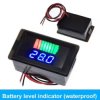 WSKAŹNIK NAŁADOWANIA AKUMULATORÓW 6V 12V 24V 36V 48V 60V 72V WODOODPORNY (MIER-49004)
