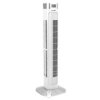 VT-5536 55W Wentylator podłogowy wieża wyświetlacz LED sterowanie: pilot wysokość 91.5 biały 7900 V-TAC