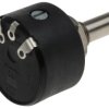 Potencjometr z przewodem nawojowym 25Ω RS PRO średnica wału 6,35 mm 1W długość wału 25mm średnica 25.4mm Montaż panelowy