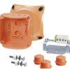 Skrzynka przyłączeniowa Hensel FK 0402, IP65, IP66, (D x S x W) 70 x 104 x 104 mm, pomarańczowy, 1 szt.