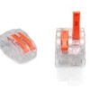 ZŁĄCZKA DO PRZEWODÓW ZATRZASKOWA 0,2-4,0mm2 PC-232 2GNIAZDA (1szt.)