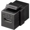 Moduł Keystone Złącze USB-C™, USB 3.2 Gen 2 (10 Gbit/s), czarny - Wersja...