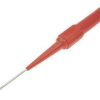 Końcówka pomiarowa; 20.160.1; czerwony; 1mm; wtykany (gniazdo bananowe 4mm); 1A; 30V; 78,8m; stal nierdzewna; PA; Amass; RoHS