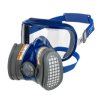 Maska oddechowa S/M Niebieski, szary Półmaska