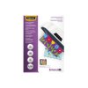 Fellowes 5302202 laminate sheets A4 80 micron glossy 100 pcs