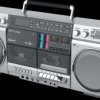 M-380 SILVER M-380 boombox with radio, CD, cassette and Bluetooth