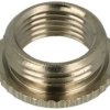 Redukcja gwintu; 0350.M20.M16; mosiądz niklowany; srebrna; M20/M16; 0mm; z gwintem metrycznym; RoHS