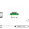 C245250 SMD C245 desoldering tip, C245250/5.4 x 8.0 mm, for dual-in-line
