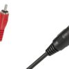 KABEL DIN5 WTYK - 2X WTYK RCA 1,20m (KABDIN5-2XRCA-12)